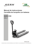 Manual de instrucciones Carretilla de horquilla con balanza