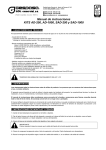 Manual de instrucciones KITS AD-200, AD-1000, SAD
