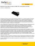 Replicador de Puertos USB 3.0 de Viajes con HDMI o VGA