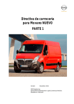 Directiva de carrocería para Movano NUEVO PARTE 1