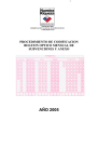 Bolet&iacute;n Optico 2005 de la subvenci&oacute;n regular