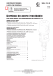 308116b , Bombas de acero inoxidable