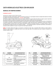 gata hidraulica electrica con inflador manual de instrucciones