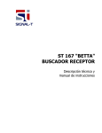 ST 167 "BETTA" BUSCADOR RECEPTOR