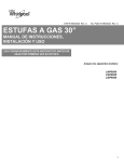 ESTUFAS A GAS 30” - Amazon Web Services