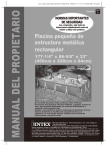 Manual Montaje Piscinas Intex Rectangular Small Frame