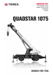 QUADSTAR 1075 - Terex Corporation