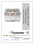 Frymaster Serie 1814E Freidora eléctrica