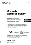 Portable MiniDisc Player