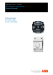 Manual de instrucciones Busch-Dimmer&reg; Potenci&oacute;metro 2112
