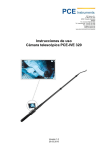 Instrucciones de uso C&aacute;mara telesc&oacute;pica PCE