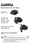 Manual Electrobombas Centr&iacute;fugas Trif&aacute;sicas 3192T&3193T