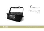 DJ Lase Polar 200 láser manual de instrucciones