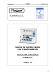 MANUAL DE INSTRUCCIONES USO Y MANTENIMIENTO