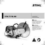 STIHL TS 700, 800 Owners Instruction Manual