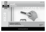ProfiScale LOCatE S Detector multifunción sp Manual de instrucciones