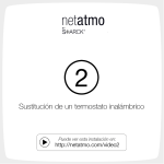 Netatmo Instalacion Termostato modo 2