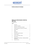 Instrucciones de manejo Bloque de alimentación eléctrica EBL 225