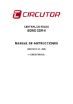 SERIE CDR-8 MANUAL DE INSTRUCCIONES