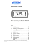 Instrucciones de manejo Panel de control y visualización DT 220 B