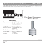 Operating Instructions and Parts Manual 4VW91A, 4VW92A