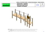 ESCALERA Y RAMPA Staircase And Ramp Escalier Et Rampe