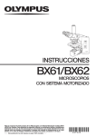 Instrucciones microscopio motorizado