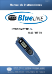 HYDROMETTE BL H 40 / HT 70 Manual de instrucciones