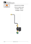 Instrucción de montaje Kit de circulación para FriwaMidi - DN