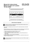 Manual de instrucciones Matriz de video de 4 canales TK VU