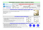 PROCEDIMENTS SEGURS DE TREBALL D`EQUIPS DE