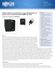 UPS de Doble Conversión En Línea SmartOnline de 3kVA, Torre