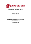 control de balizas tipo tb-75 manual de instrucciones