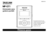 MP-GT1 Owner`s Manual / Spanish