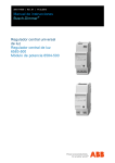 Manual de instrucciones Busch-Dimmer® Regulador central