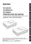 PJ X3131 PJ WX3131 PJ X3241 PROYECTOR DE DATOS