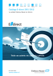 Catálogo E-direct 2011/2012 Todo un acierto en calidad y precio.