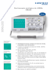 Osciloscopio analógico de 40MHz HM400