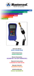 Instruction Manual DIGITAL VACUUM GAUGE