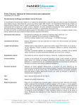 Ficha T&eacute;cnica - Manual de instrucciones para aplicaci&oacute;n