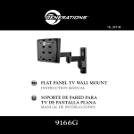 FLAT PANEL TV WALL MOUNT SOPORTE DE