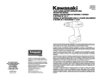 19.2v 2-speed battery-operated drill instruction manual manuel d