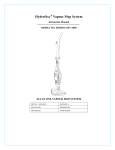 HydroOxy® Vapour Mop System