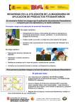 Utilizaci&oacute;n de la maquinaria de aplicaci&oacute;n de productos fitosanitarios