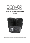 MANUAL DE INSTRUCCIONES DJ-200
