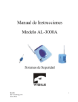 Manual de Instrucciones Modelo AL-3000A