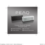 Portable Bluetooth Speaker PPA80BT-B/W