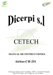MANUAL DE INSTRUCCIONES Airless-CH-251