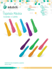 Esp&aacute;tula Pl&aacute;stica