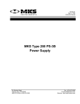 260PS-3B Power Supply Manual